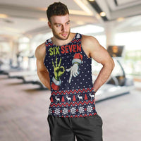 Grinch Hand Six Seven Xmas Men Tank Top Meme Gen Alpha Slang - Wonder Print Shop