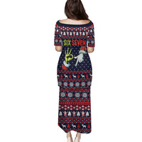Grinch Hand Six Seven Xmas Puletasi Meme Gen Alpha Slang - Wonder Print Shop
