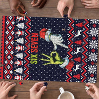 Grinch Hand Six Seven Xmas Puzzle Meme Gen Alpha Slang - Wonder Print Shop