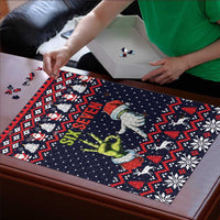 Grinch Hand Six Seven Xmas Puzzle Meme Gen Alpha Slang - Wonder Print Shop