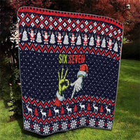 Grinch Hand Six Seven Xmas Quilt Meme Gen Alpha Slang - Wonder Print Shop