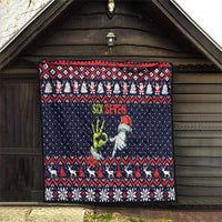 Grinch Hand Six Seven Xmas Quilt Meme Gen Alpha Slang - Wonder Print Shop