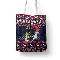 Grinch Hand Six Seven Xmas Tote Bag Meme Gen Alpha Slang - Wonder Print Shop