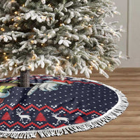 Grinch Hand Six Seven Xmas Tree Skirt Meme Gen Alpha Slang - Wonder Print Shop