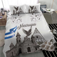 Nicaragua Leon Cathedral Bedding Set Motmot with Plumeria Style - Wonder Print Shop