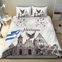 Nicaragua Leon Cathedral Bedding Set Motmot with Plumeria Style - Wonder Print Shop