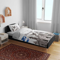 Nicaragua Leon Cathedral Bedding Set Motmot with Plumeria Style - Wonder Print Shop