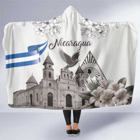Nicaragua Leon Cathedral Hooded Blanket Motmot with Plumeria Style - Wonder Print Shop