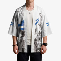 Nicaragua Leon Cathedral Kimono Motmot with Plumeria Style - Wonder Print Shop