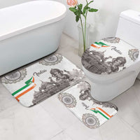 India Ganesha and Akshardham Bathroom Set Lord Ganpati Lotus Flag Style - Wonder Print Shop