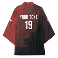 Custom World Football 2026 Austria Kimono Das Team Go Champions Red Version