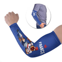 Custom Rugby France Arm Sleeves XV de France Gallic Rooster Mascot