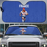 Rugby France Auto Sun Shade XV de France Gallic Rooster Mascot