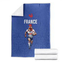 Rugby France Blanket XV de France Gallic Rooster Mascot