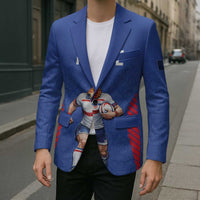 Custom Rugby France Blazer XV de France Gallic Rooster Mascot