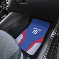 Custom Rugby France Car Mats XV de France Gallic Rooster Mascot