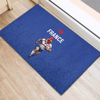 Rugby France Rubber Doormat XV de France Gallic Rooster Mascot
