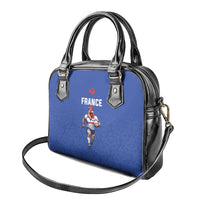 Rugby France Shoulder Handbag XV de France Gallic Rooster Mascot
