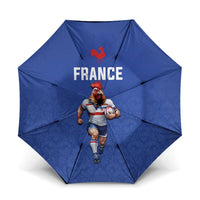 Rugby France Umbrella XV de France Gallic Rooster Mascot