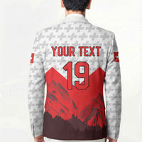 Switzerland Ice Hockey Custom Blazer Swiss Shield Alps Art