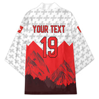 Switzerland Ice Hockey Custom Kimono Swiss Shield Alps Art