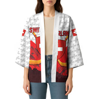 Switzerland Ice Hockey Custom Kimono Swiss Shield Alps Art