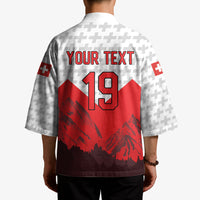 Switzerland Ice Hockey Custom Kimono Swiss Shield Alps Art