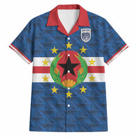 Cabo Verde Tubaroes Azuis Historic Debut 2026 Hawaiian Shirt Cape Verde Past and Present Flag Motif