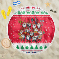 Iceland Christmas Beach Blanket Icelandic Yule Lads - Wonder Print Shop