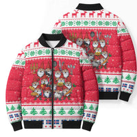 Iceland Christmas Bomber Puffer Jacket Icelandic Yule Lads LT19