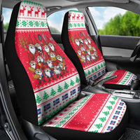 Iceland Christmas Car Seat Cover Icelandic Yule Lads - Wonder Print Shop