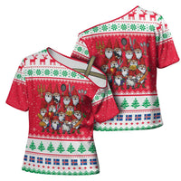 Iceland Christmas Cross Shoulder Shirt Icelandic Yule Lads LT19