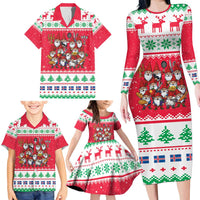 Iceland Christmas Family Matching Long Sleeve Bodycon Dress and Hawaiian Shirt Icelandic Yule Lads LT19