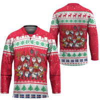 Iceland Christmas Hockey Jersey Icelandic Yule Lads LT19