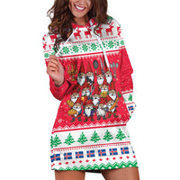 Iceland Christmas Hoodie Dress Icelandic Yule Lads LT19