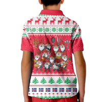 Iceland Christmas Kid Polo Shirt Icelandic Yule Lads LT19