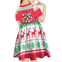 Iceland Christmas Kid Short Sleeve Dress Icelandic Yule Lads LT19