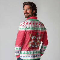 Iceland Christmas Long Sleeve Polo Shirt Icelandic Yule Lads LT19