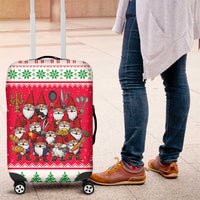 Iceland Christmas Luggage Cover Icelandic Yule Lads - Wonder Print Shop