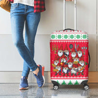 Iceland Christmas Luggage Cover Icelandic Yule Lads - Wonder Print Shop