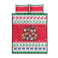 Iceland Christmas Quilt Bed Set Icelandic Yule Lads - Wonder Print Shop