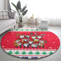 Iceland Christmas Round Carpet Icelandic Yule Lads - Wonder Print Shop