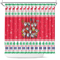 Iceland Christmas Shower Curtain Icelandic Yule Lads - Wonder Print Shop