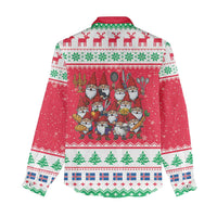 Iceland Christmas Women Casual Shirt Icelandic Yule Lads LT19