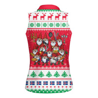 Iceland Christmas Women Sleeveless Polo Shirt Icelandic Yule Lads LT19