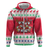 Iceland Christmas Zip Hoodie Icelandic Yule Lads LT19