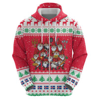 Iceland Christmas Zip Hoodie Icelandic Yule Lads LT19