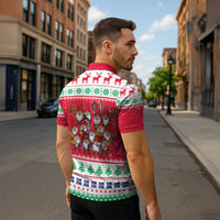 Iceland Christmas Zipper Polo Shirt Icelandic Yule Lads LT19