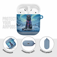 Iceland Christmas AirPods Case Icelandic Yule Cat - Wonder Print Shop