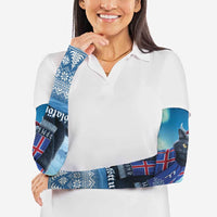 Iceland Christmas Arm Sleeves Icelandic Yule Cat - Wonder Print Shop